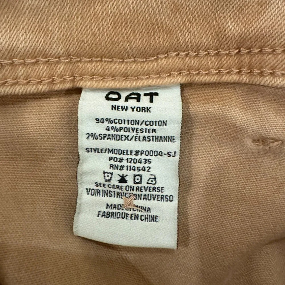 NWT Oat New York High Rise Wide Leg Rose Pink Jean - Picture 10 of 16